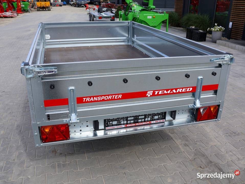 TEMARED TRANSPORTER 2515 C 15T przyczepa burtowe Cegielsko