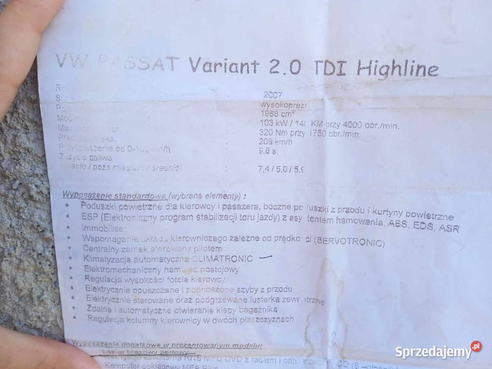 Volkswagen Passat B6 Kombi 2007