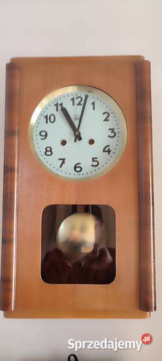 Zegar wiszący Metron mechanizm sprawny Mielec