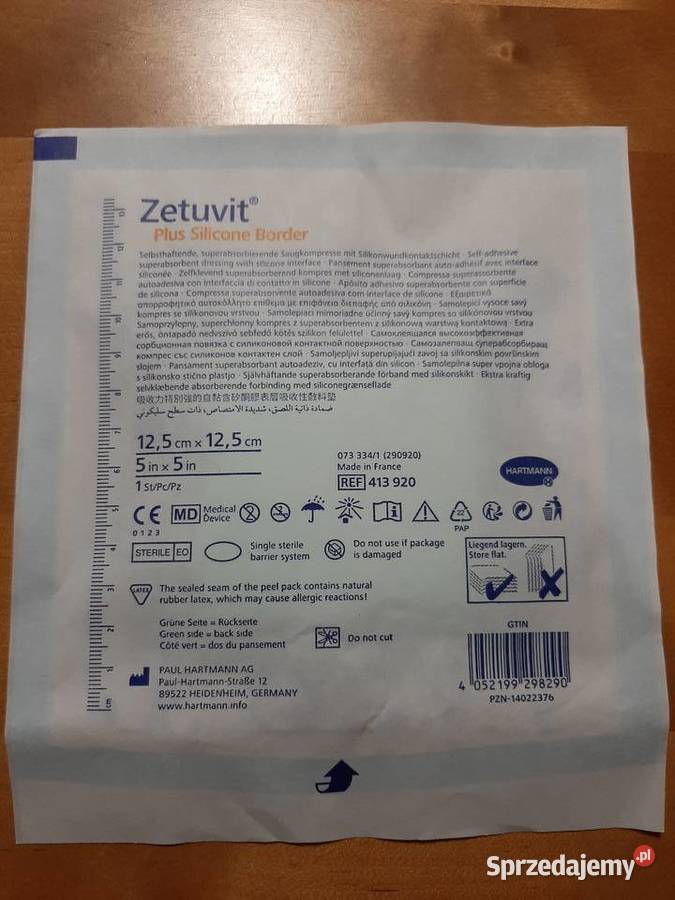 Zetuvit Plus Silicone Border 175175 2 sztuki Koszalin