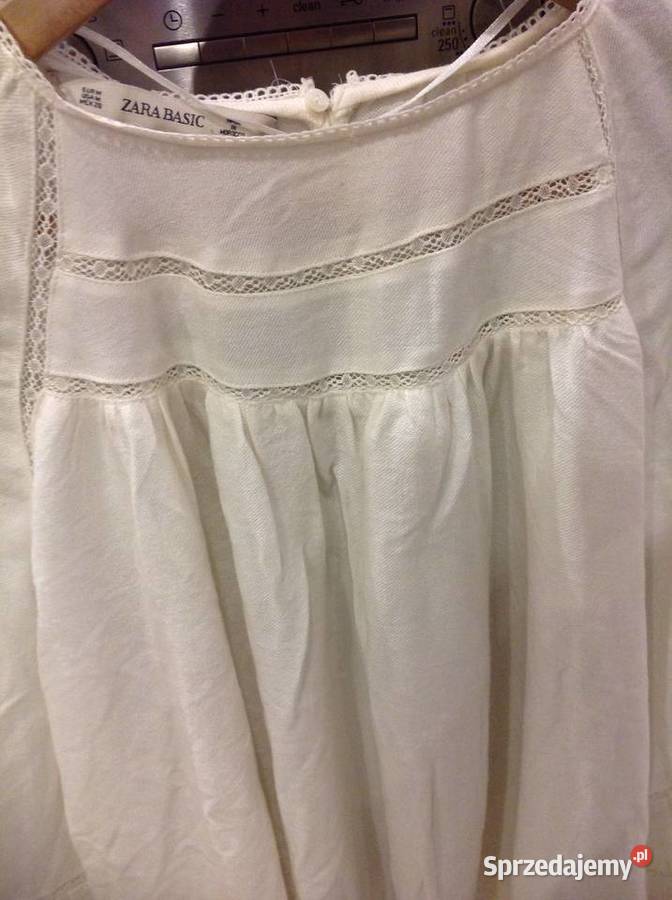 Biała Bluzka Damska ZARA SM j Nowa