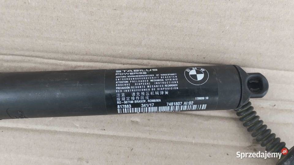 Siłownik Klapy Bagażnika Teleskop Bmw X1 F48 Lci osobowe
