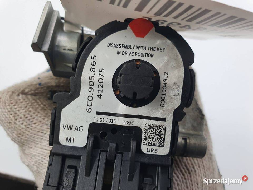 STACYJKA SKODA FABIA III 1K0905851 osobowe kujawsko-pomorskie Lipno