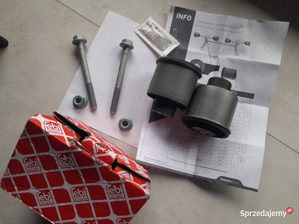 FEBI Bilstein 31722 tuleja zestaw napr belki VW