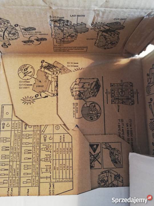 Wyłącznik silnikowy GV3P50 3750A Schneider Dąbrowa Górnicza