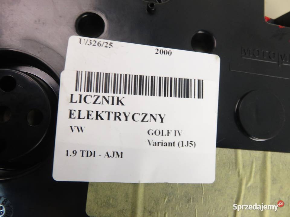 LICZNIK VW GOLF IV 19 TDI 1J0920822C 1035100002