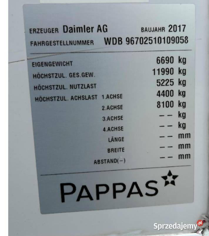 Mercedes Atego 1223 Kontener WInda Trzebnica