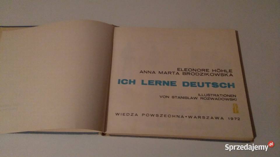 Ich lerne deutch EHhle ABrodzikowska niemiecki Książki do nauki języka obcego Kultura i Rozrywka Wrocław