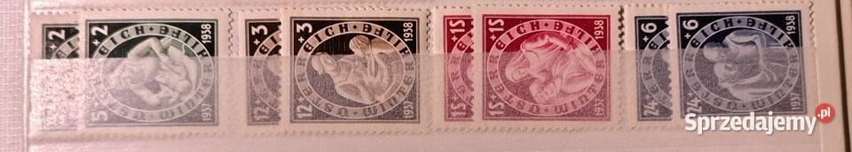 AUSTRIA 1937 pomoc zimowa PEŁNA SERIA Filatelistyka Radomsko