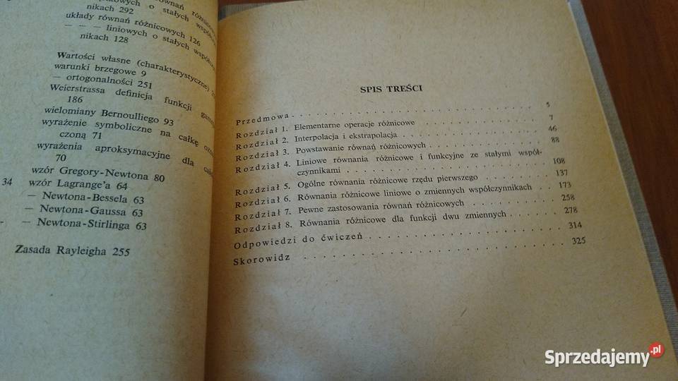 Równania różnicowe skończone H Levy F Lessman Gdańsk sprzedam