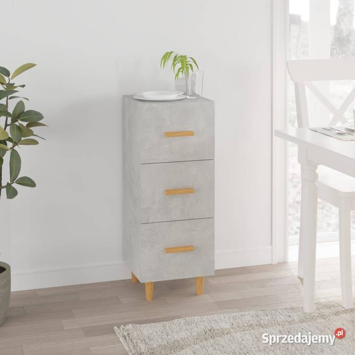 vidaXL Szafka szarość betonu 345x34x90 SKU812343 mazowieckie Warszawa