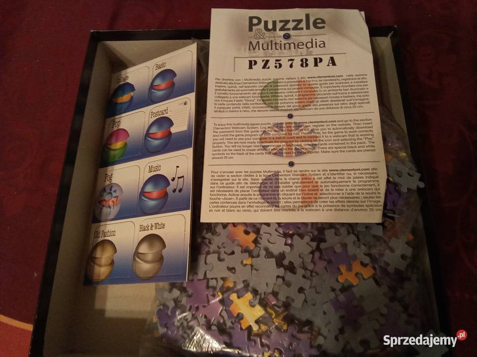 Puzzle interaktywne clementoni Paryż nocą 1000 Warszawa