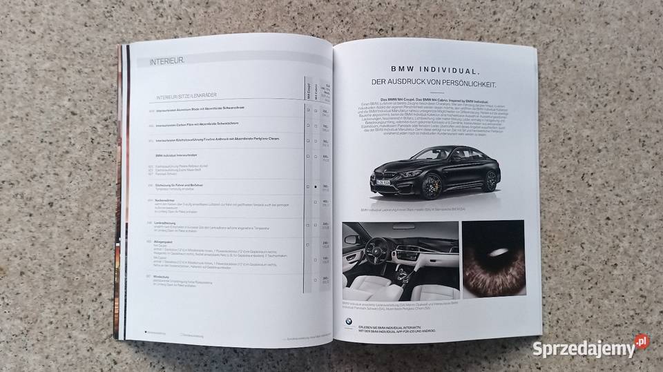 BMW M4 Coupe F32 Cabrio F33 Prospekt motoryzacja, transport Bytom