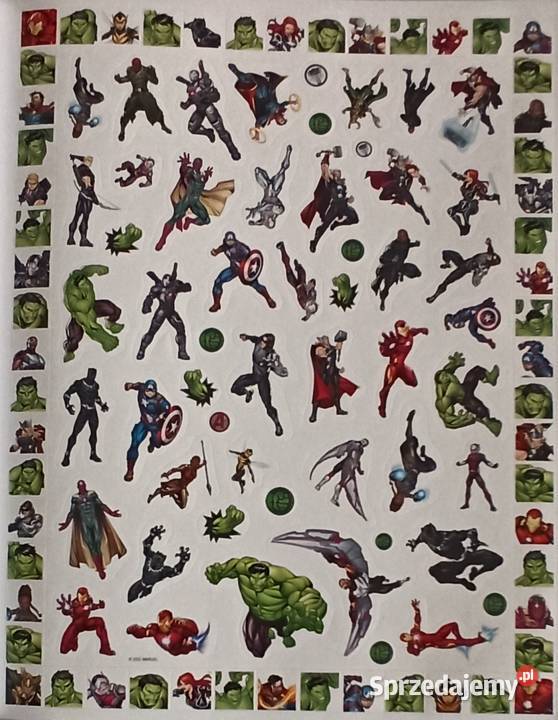 Naklejki Nalepki Hulk Avengers 290 Naklejek