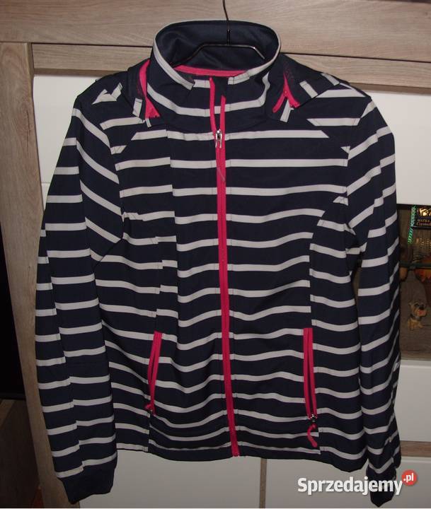 Kurtka softshell w paseczki JANINA odpinany Rawicz