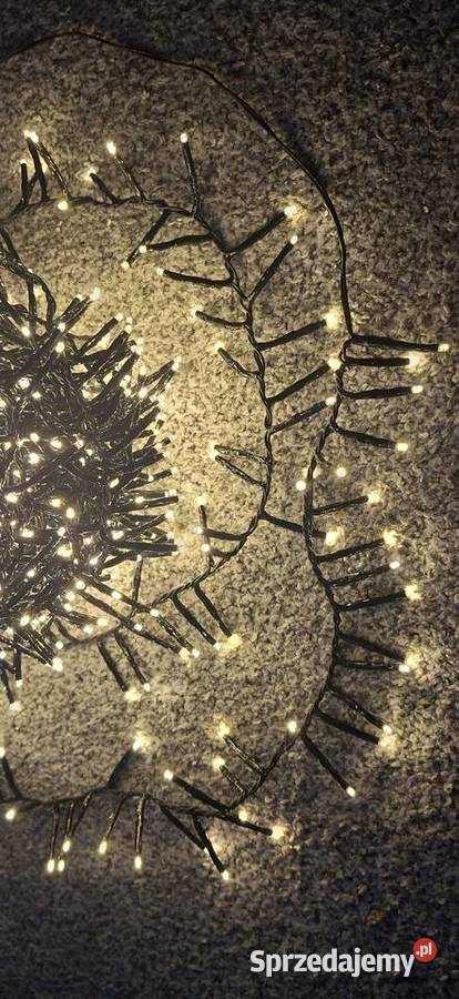 Lampki choinkowe 800 LED zewnętrzne i wewnętrzne Boże Narodzenie Małkinia Górna