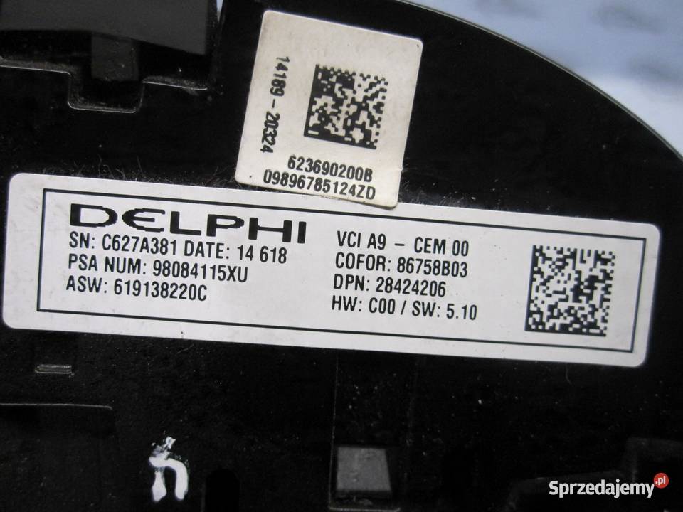 PEUGEOT 308 II przełączniki kierownicy osobowe Panele sterowania, przełączniki sprzedam