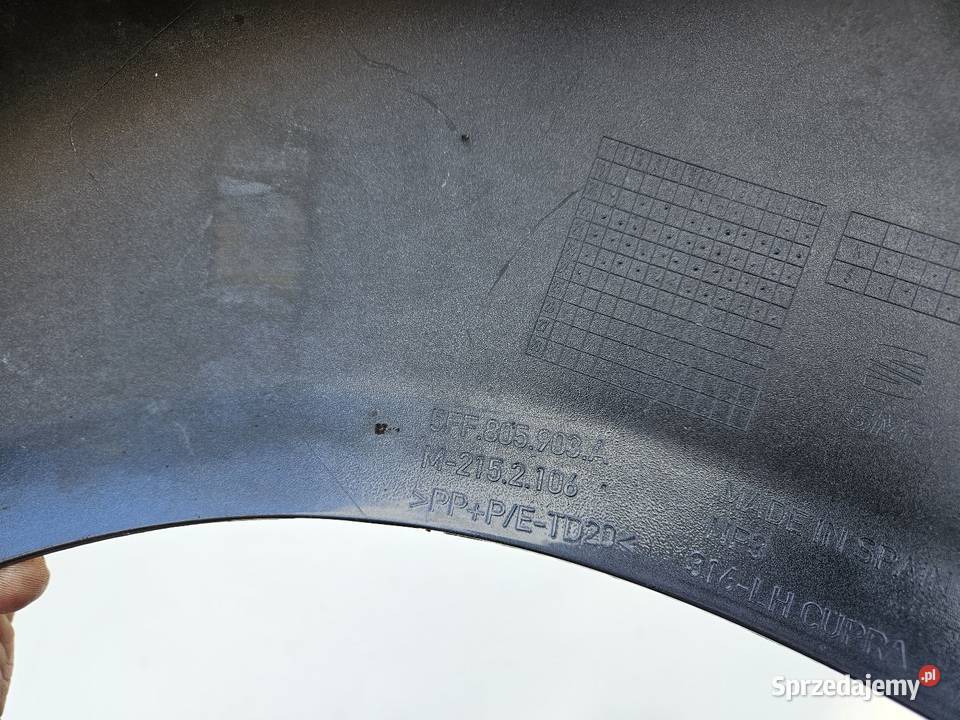 CUPRA FORMENTOR LISTWA LEWA ZDERZAKA PRZÓD Międzychód