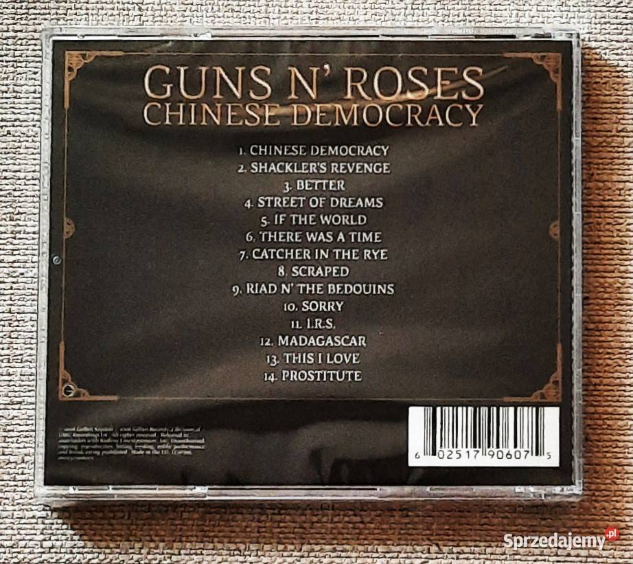 Album CD GUN S N ROSES Album Chinese Democracy śląskie Chorzów