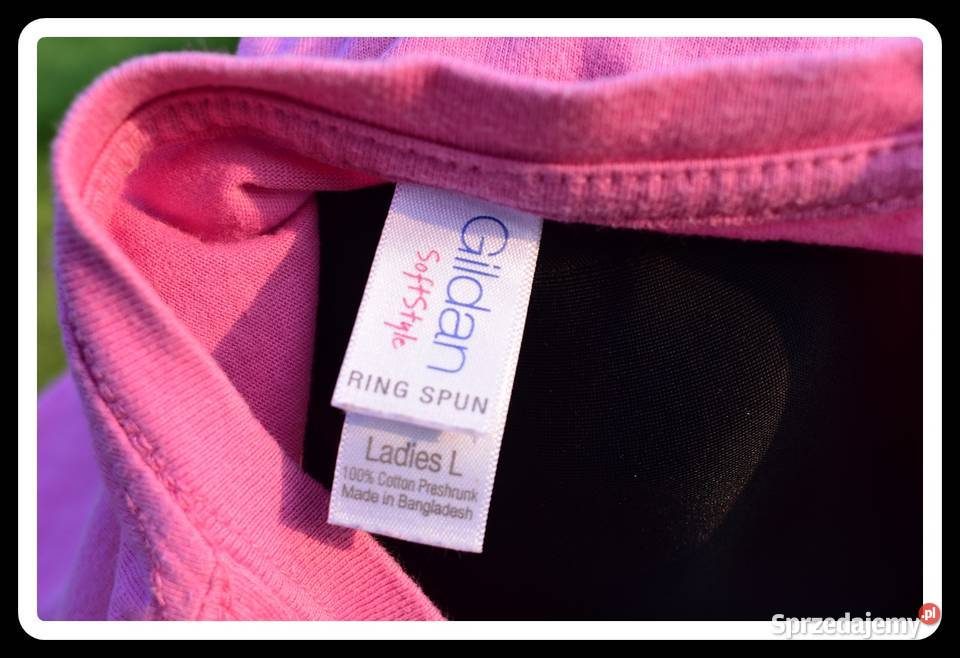 Różowa bluzka Gildan 40 L 42 XL longsleeve Rozmiar 40(L) Płock