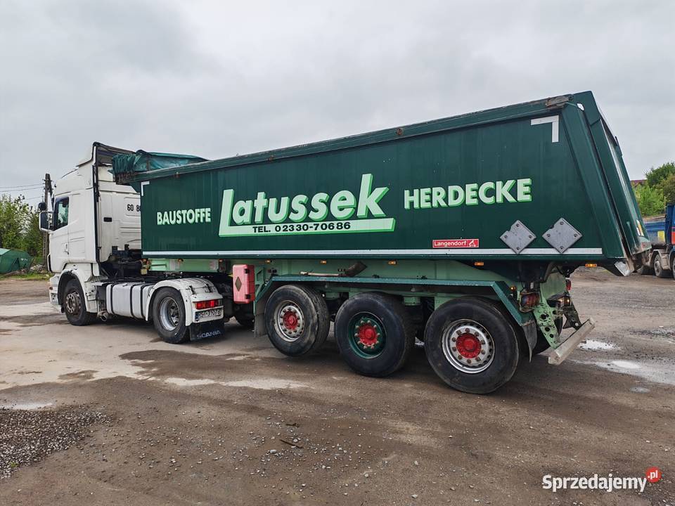 Scania V8 Naczepa wywrotka Cieszyn