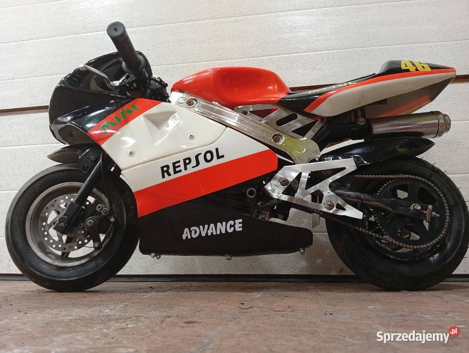Mini pocket Ścigacz 50cc super stan pozostałe Piskorów