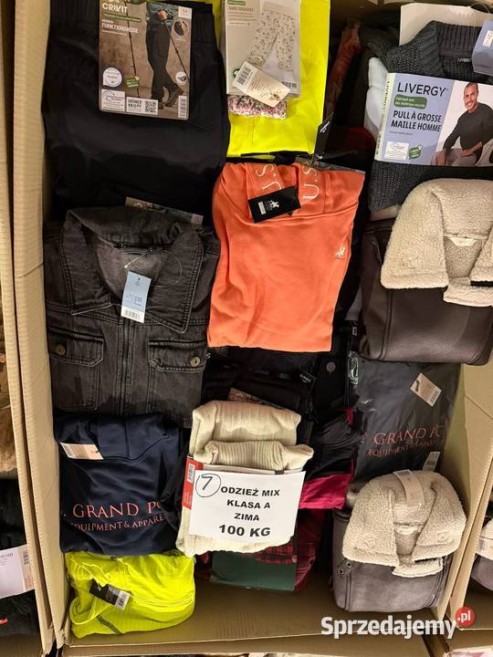 Odzież mix klasa A wszystko nowe BEZ odzieży Tomaszów Mazowiecki
