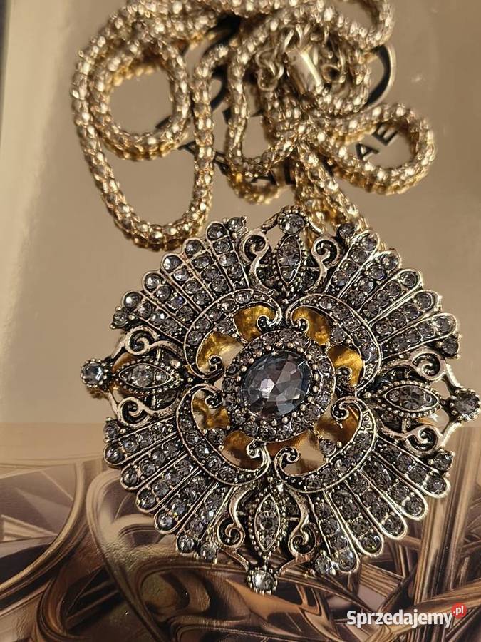 Piękny wisiorbroszka w stylu otomanskim Broszki podlaskie Białystok