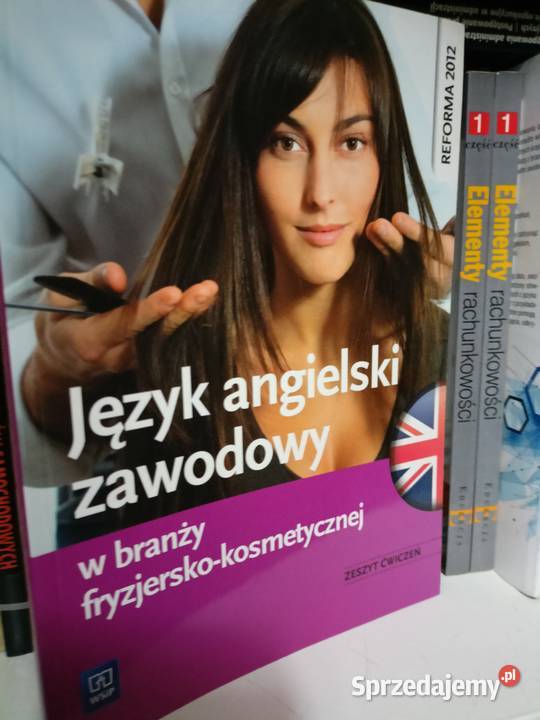 Język angielski zawodowy używane podręczniki miękka Warszawa