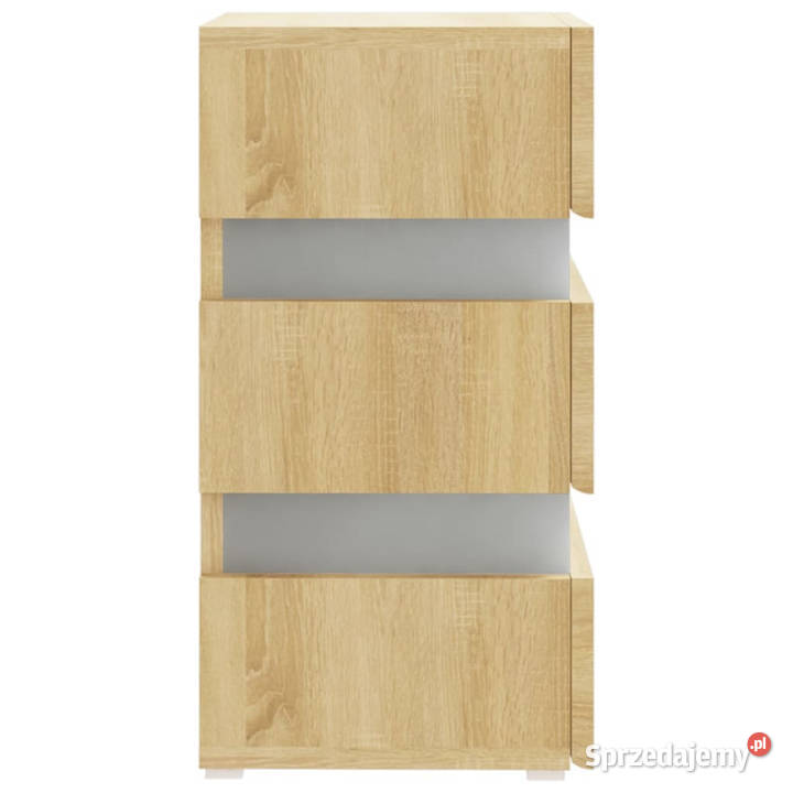 Szafka nocna dąb sonoma 45x35x67 materiał