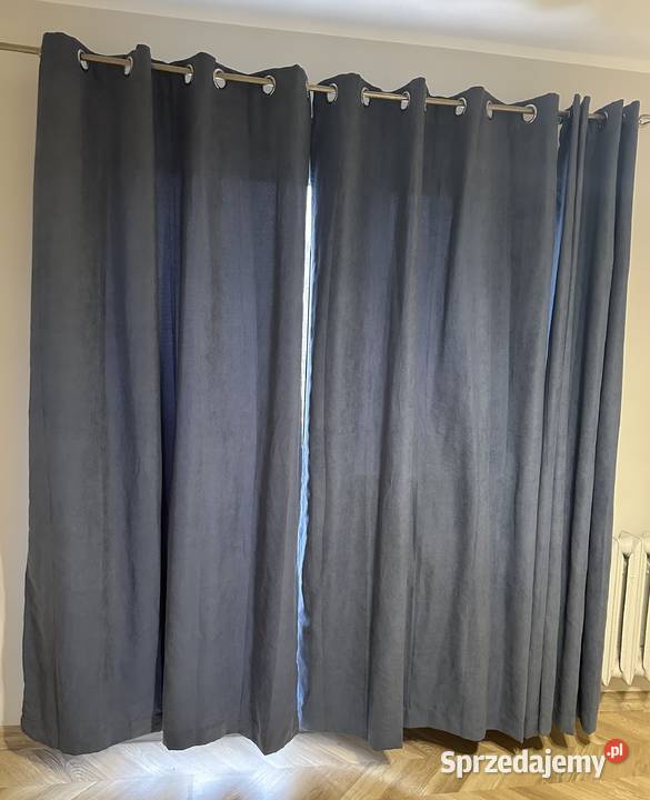Zasłony zaciemniające komplet 3 KID 140x 220 niebieski łódzkie Łódź