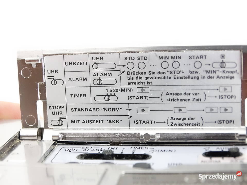 Unikat Vintage Sharp CT660G Talking Clock Antyki, Sztuka, Kolekcje lubelskie Biłgoraj