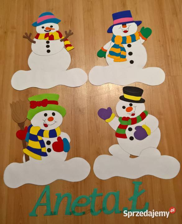 Dekoracje zimowe dwustronne jednostronne z Ryki