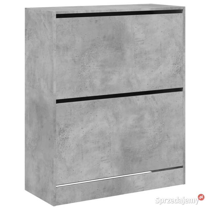 Szafka na buty szarość betonu 80x34x965 WM839969 mazowieckie