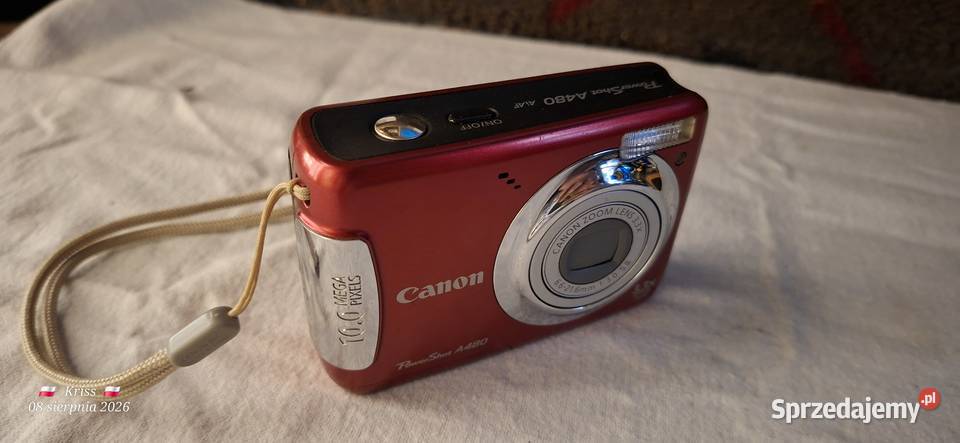 Canon Power Shot A480 Czytaj Opis lubuskie Zielona Góra
