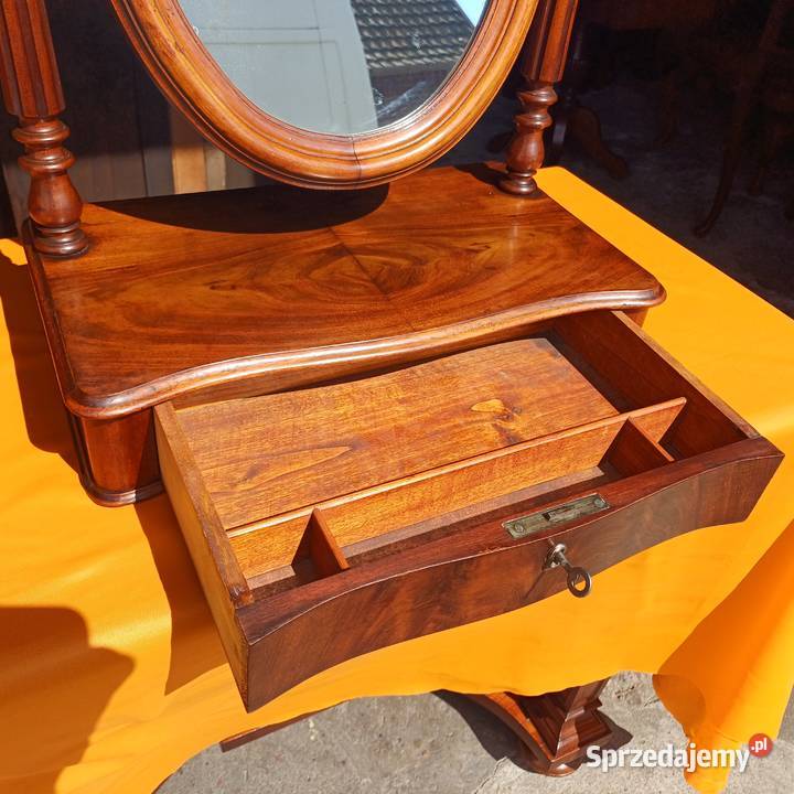 Toaletka Biedermeier Lustro Szufladka Suchorzew