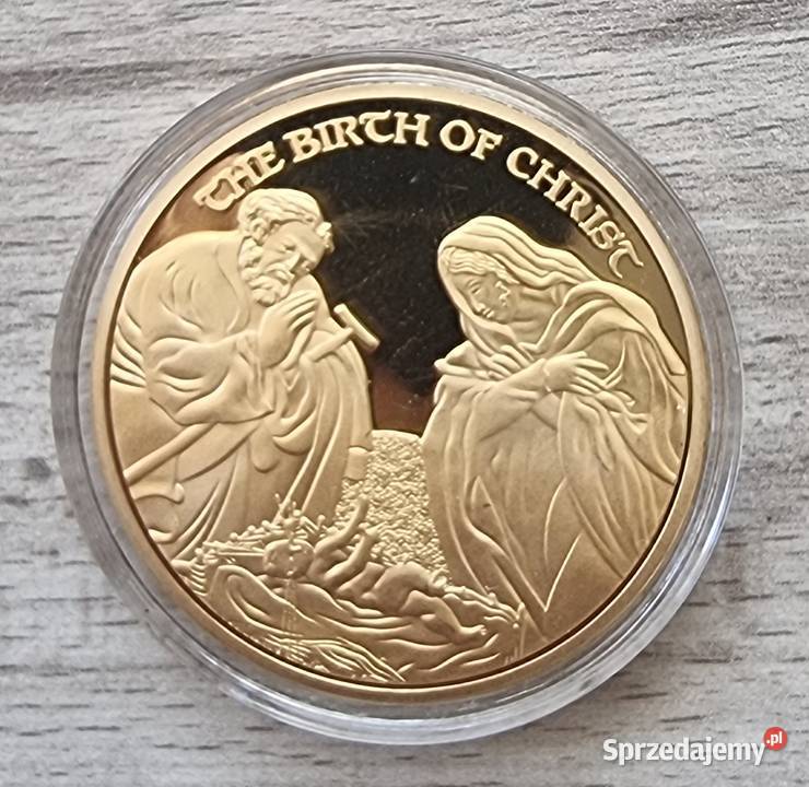 NARODZENIE CHRYSTUSA BOŻONARODZENIOWY MEDAL Z śląskie Sosnowiec