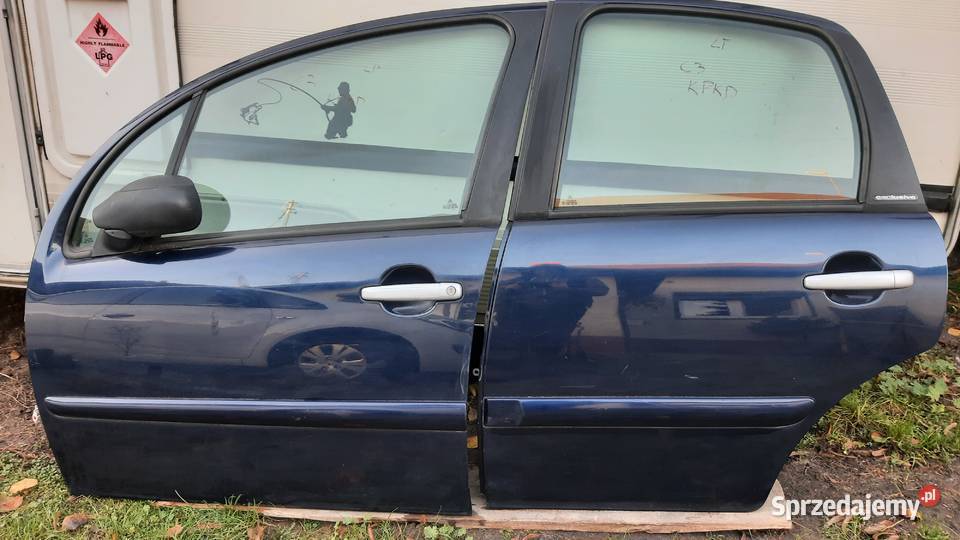 drzwi prawe lewe przód tył citroen C3 lak KPKD Dębno