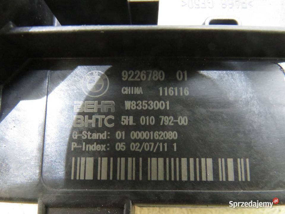 OPORNICA REZYSTOR DMUCHAWY BMW 6 F06 F12 F13