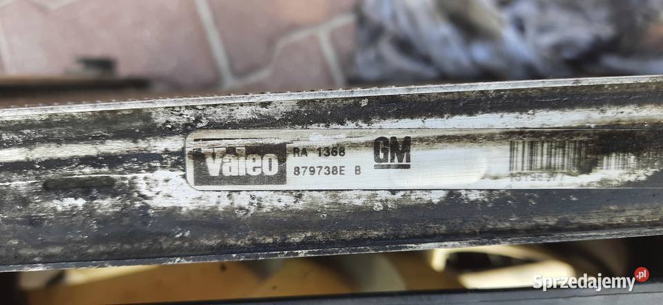 Chłodnica wody Saab 93 19 tid 120 Rok produkcji 2007