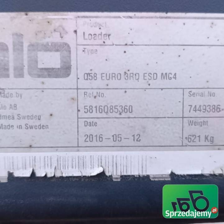 Ładowacz czołowy TUR Quicke Q58 Wilkowo