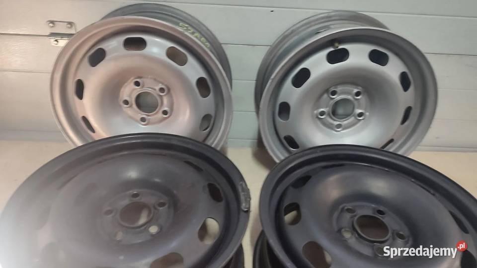 57RB2 FELGA STALOWA 5X100 ET38 6JX15 VW GOLF IV