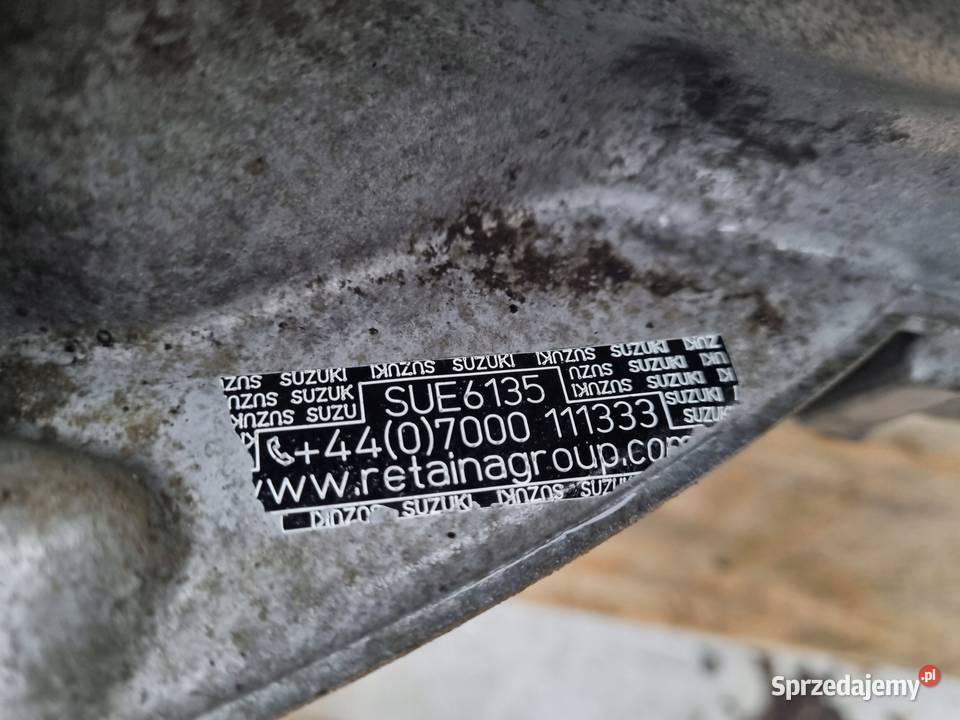 Suzuki SX4 SX4 16 16V SKRZYNIA BIEGÓW manualna Janów