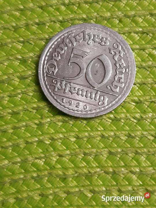 moneta Republiki Weimarskiej z 1920r podlaskie