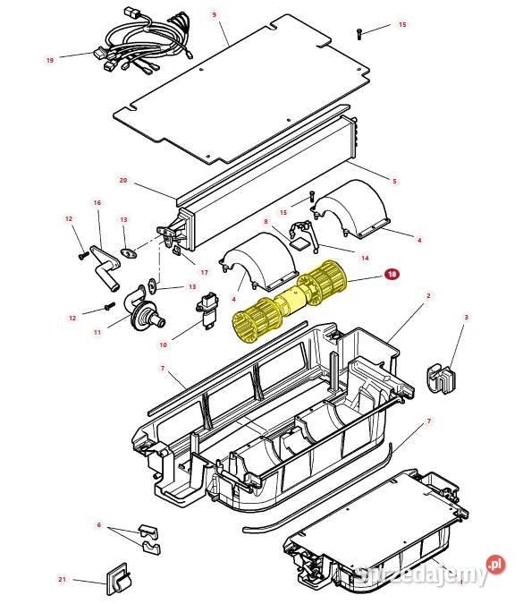 Dmuchawa klimatyzacji Massey Ferguson 3909575M91 podlaskie Białystok