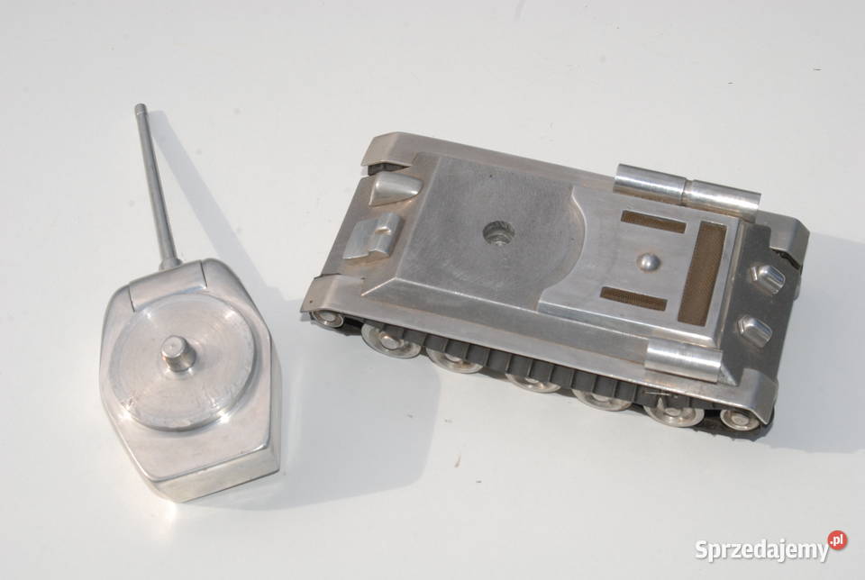 Stary aluminiowy czołg model antyk zabytek Pozostałe Cieszyn sprzedam
