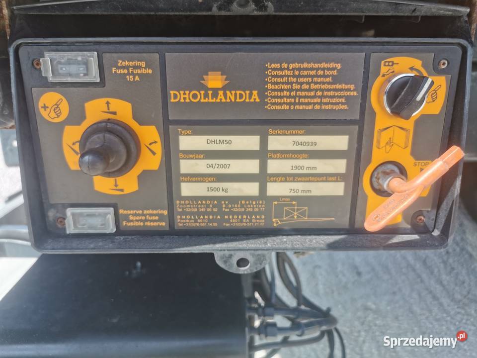 Volvo FL280 winda Dhollandia firanka z burtami małopolskie Książ Wielki