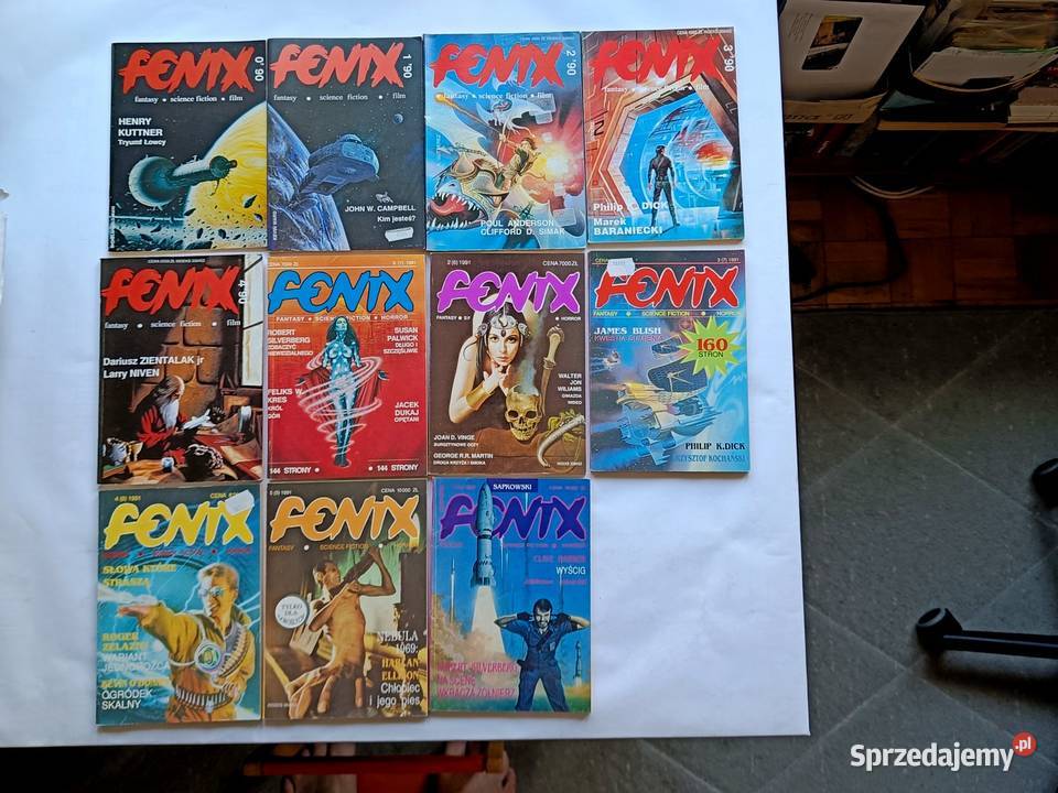 FENIX Fantasy SF 11 pierwszych tomów 1990 FENIKS Czasopisma