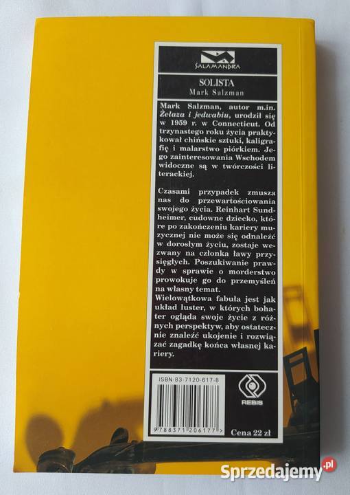 SOLISTA Mark Salzman Hajnówka sprzedam