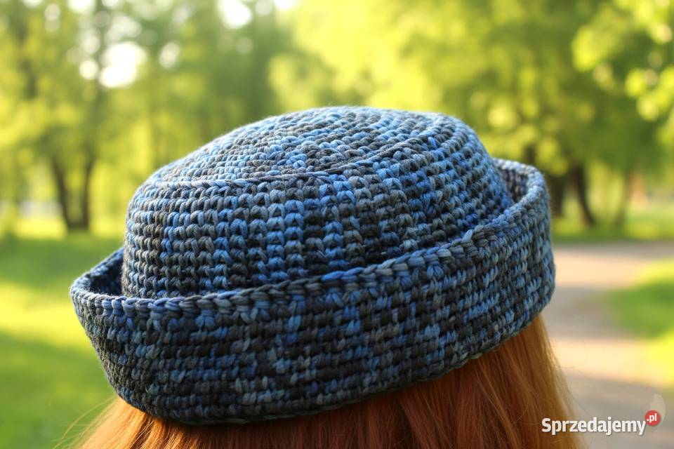 Kapelusz Panama i zawieszek na torebkę crochet Piotrków Trybunalski